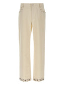 Pantaloni tori di cotone Valentino