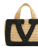Valentino Garavani Viva Superstar Crochet Small Tote Bag