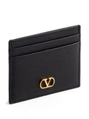 Valentino Garavani V Logo Signautre Leather Card Case