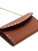 Valentino Garavani Rockstud Leather Portafoglio sulla catena