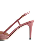 Valentino Garavani V Logo Signature Velvet Slingback Pumps