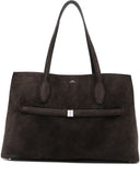 Toteme Main Lounge Suede Leather Tote Bag