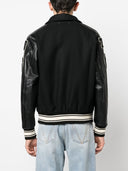 Chaqueta de bombardero de lana de ganso dorado