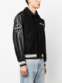 Chaqueta de bombardero de lana de ganso dorado