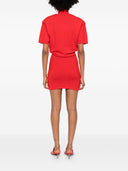 Jacquemus La Robe Maille Castagna Short Dress
