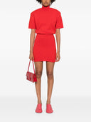 Jacquemus La Robe Maille Castagna Short Dress