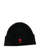 Ami Paris Ami De Coeur Wool Beanie