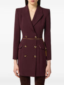 Elisabetta Franchi Double Breasted Short Dress