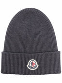 Moncler Logo Wool Beanie