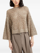 Brunello Cucinelli Open Knit Sweater