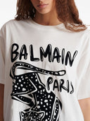 Balmain Leopard Print T Shirt