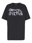 Balmain豹纹T恤