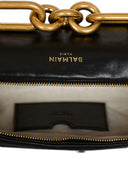 Balmain Sync Bolso de hombro de cuero medio