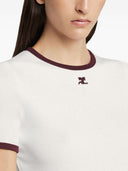 Courreges Logo Cotton T -shirt
