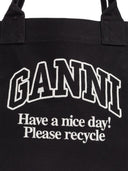 Ganni Recycled Cotton Xxl Tote Bag