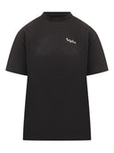 Off White Arrow Glass Flower Cotton T Shirt
