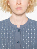Emporio Armani Dotted Crewneck Cardigan