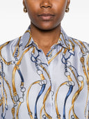 Archivio '67 Gedrukt zijden shirt