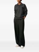 Ami Paris Ami De Coeur Wool Polo Shirt
