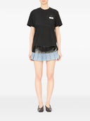 Mm6 Maison Margiela Logo Cotton T Shirt