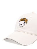Ganni Cat Organic Cotton Baseball Cap