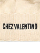 Valentino Garavani Chez Valentino Cotton And Wool Beanie