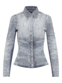 Camisa de algodón de mezclilla diesel