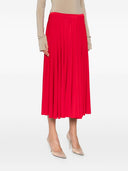 Norma Kamali Pleated Midi Skirt