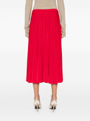 Norma Kamali Pleated Midi Skirt