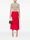 Norma Kamali Pleated Midi Skirt