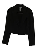 Norma kamali chaqueta corta de pecho individual