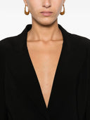 Norma kamali chaqueta corta de pecho individual