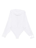 Norma Kamali Oversized Hooded Bodysuit