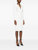 Elisabetta Franchi V Necked Midi -jurk