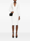 Elisabetta Franchi V Necked Midi -jurk