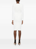 Elisabetta Franchi V Necked Midi -jurk