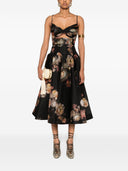 Zimmermann Hypnotic Linen And Silk Mini Dress