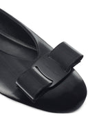 Ferragamo Leather Ballet Flats