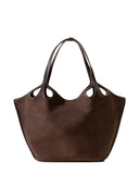 Hereu Escala Suede Leather Tote Bag