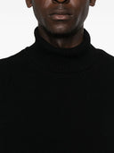 C.P.Company Logo Wool Turtle Neck Sweater
