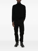 C.P.Company Logo Wool Turtle Neck Sweater
