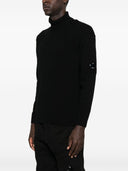 C.P.Company Logo Wool Turtle Neck Sweater