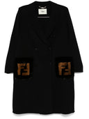 Fendi Wool Double Breasted Coat