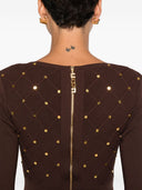 Elisabetta Franchi V Necked Midi Dress