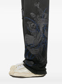 Off White Faded Painting Sweatpants