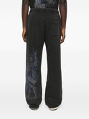 Off White Faded Painting Sweatpants