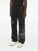 Off White Faded Painting Sweatpants