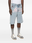 Icecream løbende hund denim shorts