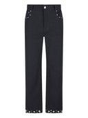 Valentino Embroidered Cotton Trousers