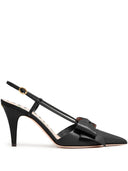 Valentino Garavani Bowow Leather Slingback Pumps